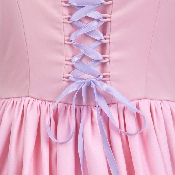 Fantasyland Disney x Her Universe Dress Pink Lace zip Back Dress Shop - Picture 3 of 4